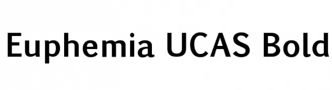 Euphemia UCAS Bold 