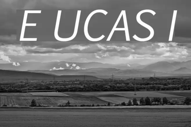 Euphemia UCAS Italic  examples