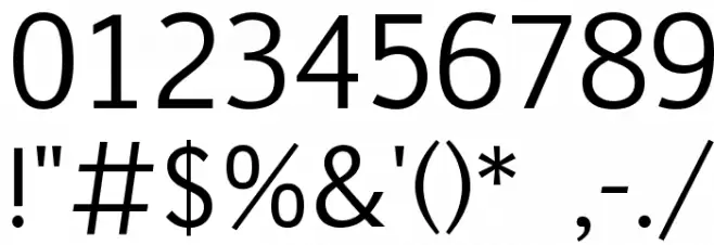 Euphemia UCAS Schriftart Anderer Schreiben