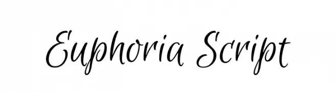 Euphoria Script  Fuentes Gratis Descargar