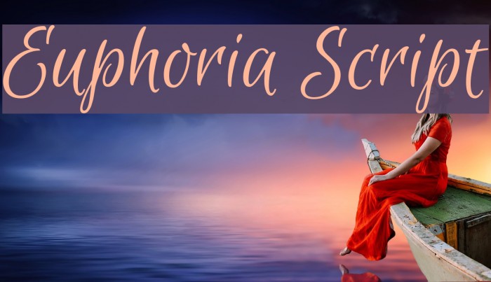 Euphoria Script Font examples