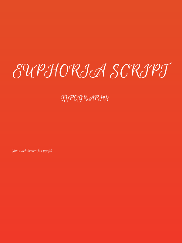 Euphoria Script Poster