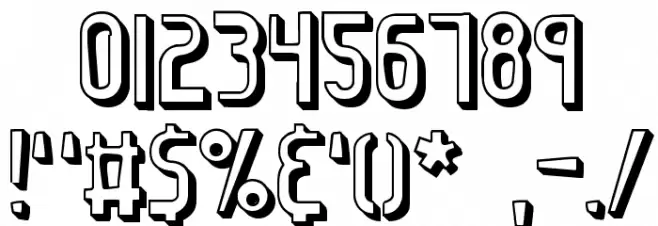 Euphoric 3D -BRK- Font OTHER CHARS