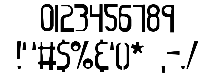 Euphoric BRK Font OTHER CHARS