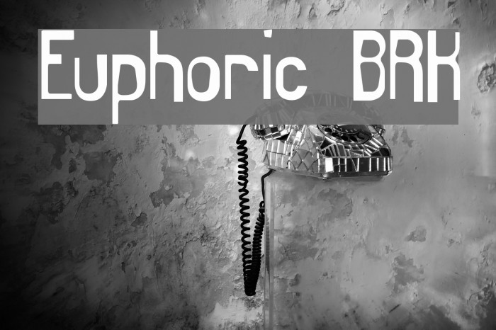 Euphoric BRK Font examples