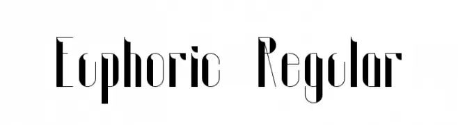 Euphoric Regular  Frei Schriftart Herunterladen