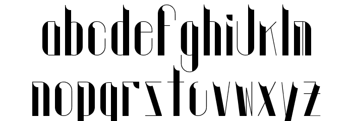 Euphoric Regular Font LOWERCASE
