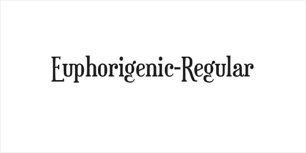Euphorigenic-Regular Logo