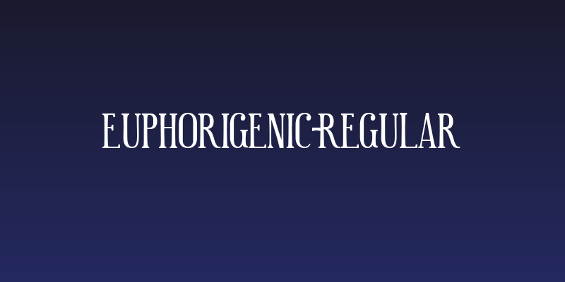 Euphorigenic-Regular Social Header