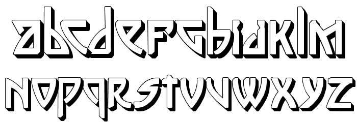 Eupithecia Font LOWERCASE