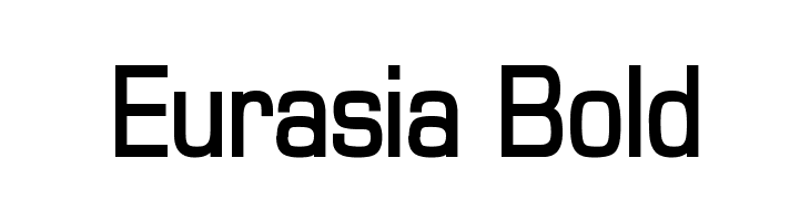 Eurasia Bold Шрифта