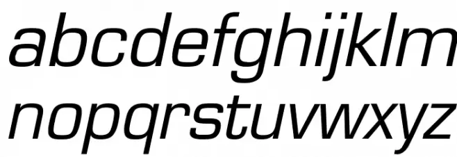 Eurasia Italic फ़ॉन्ट लोअरकेस