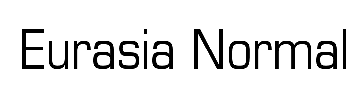 Eurasia Normal Font