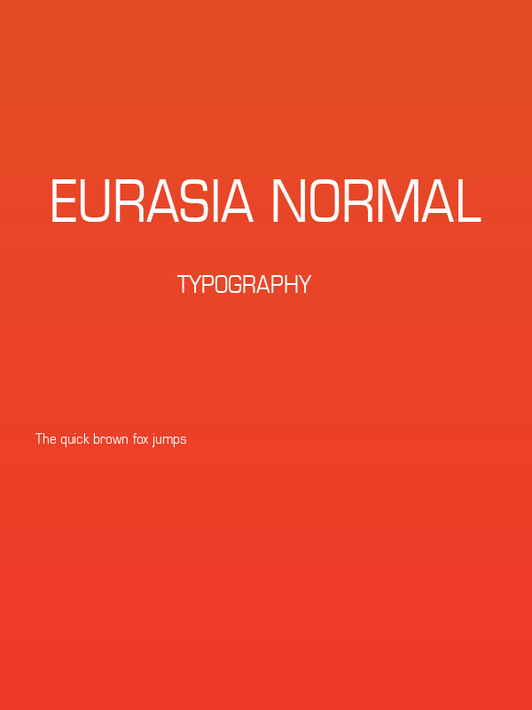 Eurasia Normal Poster