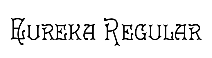 Eureka Regular  नि: शुल्क फ़ॉन्ट्स डाउनलोड