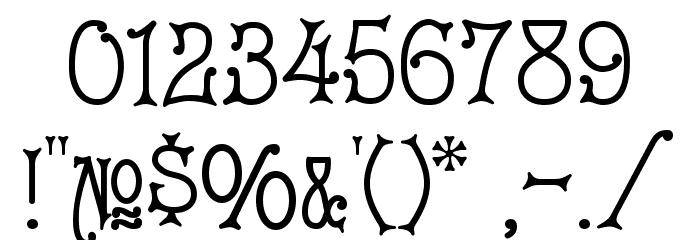 Eureka Regular Font OTHER CHARS