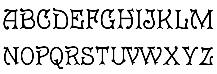 Eureka Regular Font LOWERCASE