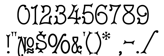 Eureka Font OTHER CHARS
