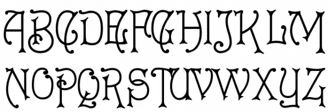 Eureka Schriftart Groß