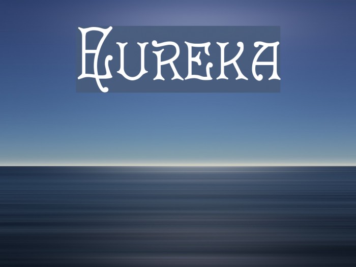 Eureka Font examples