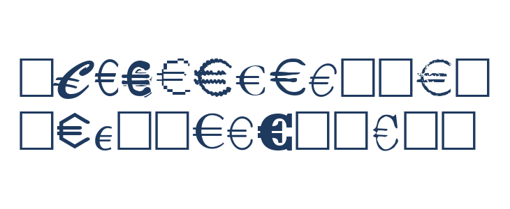 Euro Collection Lowercase