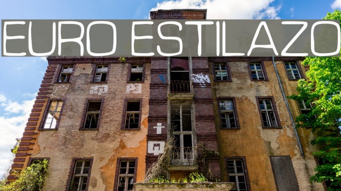 Euro Estilazo Font examples