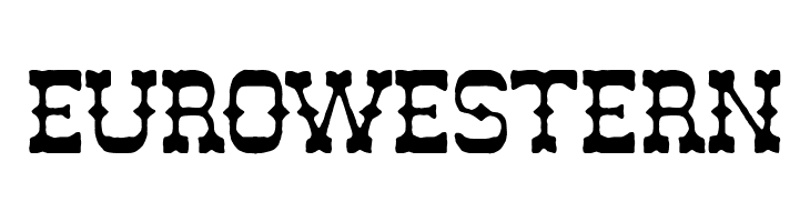 Euro Western  免费字体下载