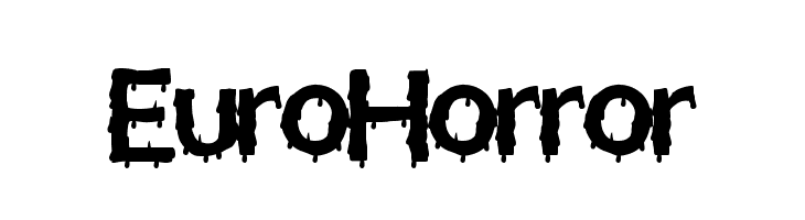 EuroHorror  नि: शुल्क फ़ॉन्ट्स डाउनलोड
