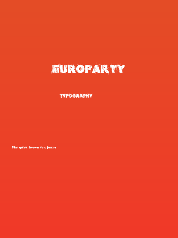 EuroParty Poster