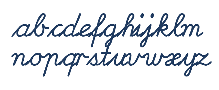 EuroScript Lowercase