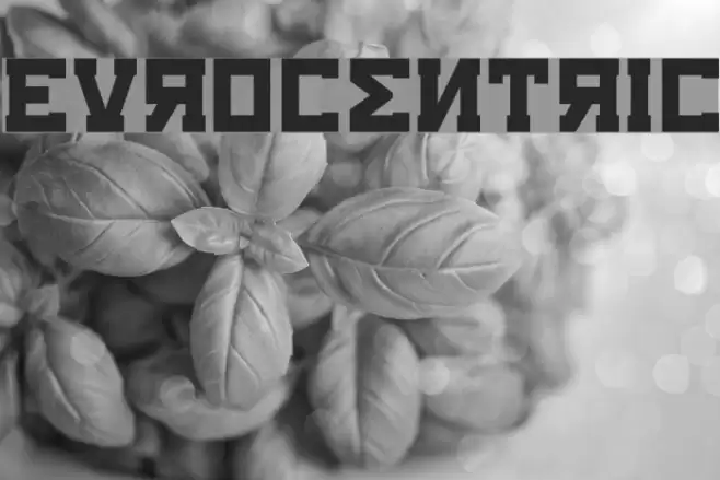 Eurocentric Font examples