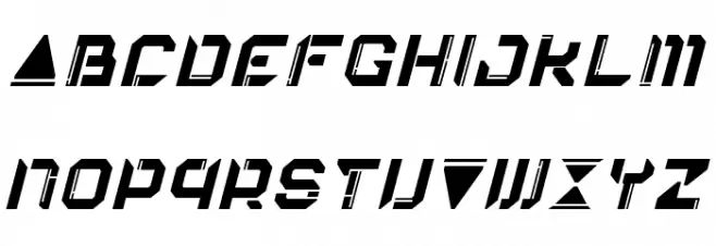 Eurocorp Italic Schriftart Groß