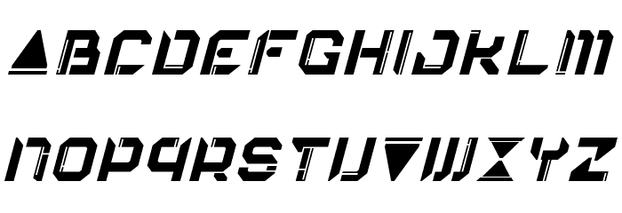 Eurocorp Italic Font LOWERCASE