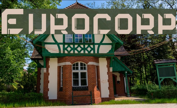 Eurocorp Font examples
