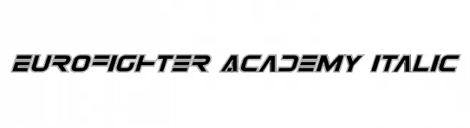 Eurofighter Academy Italic  नि: शुल्क फ़ॉन्ट्स डाउनलोड