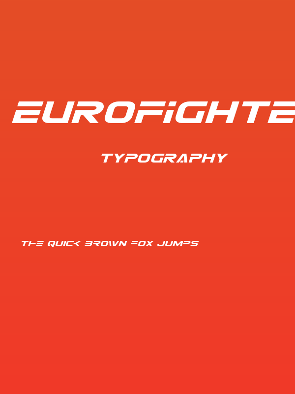 Eurofighter Expanded Italic Poster