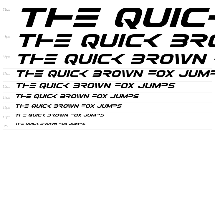 Eurofighter Expanded Italic Waterfall