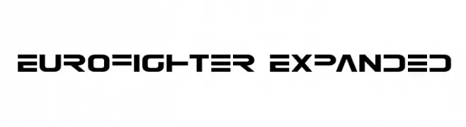 Eurofighter Expanded  नि: शुल्क फ़ॉन्ट्स डाउनलोड