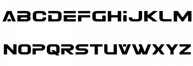 Eurofighter Expanded Fonte MAIÚSCULAS