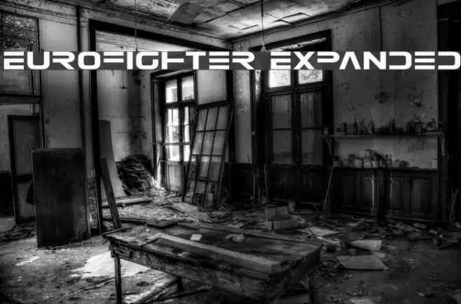 Eurofighter Expanded Font examples