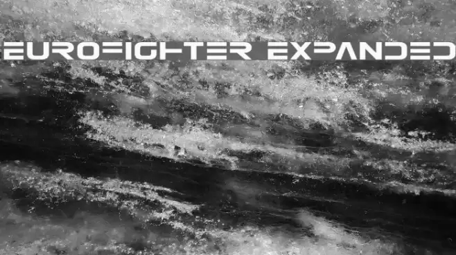 Eurofighter Expanded Font examples