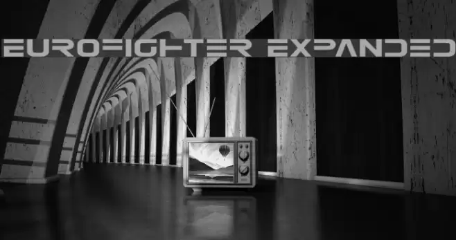 Eurofighter Expanded Font examples