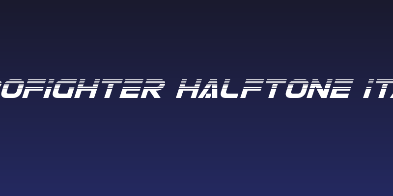 Eurofighter Halftone Italic Social Header