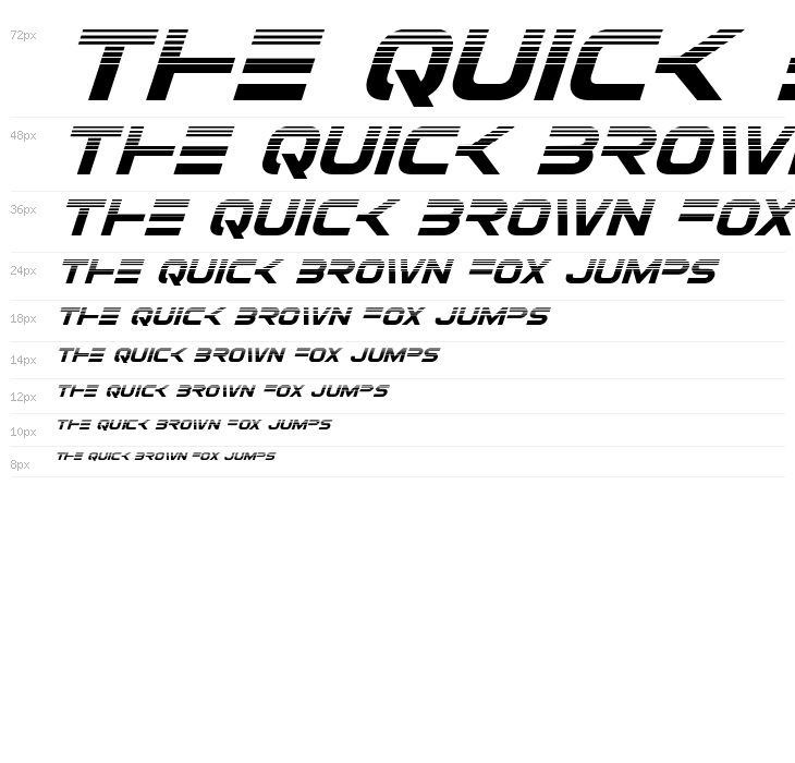 Eurofighter Halftone Italic Waterfall