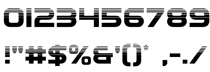 Eurofighter Halftone Font OTHER CHARS