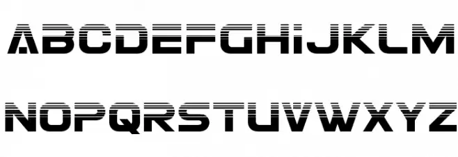 Eurofighter Halftone Schriftart Groß