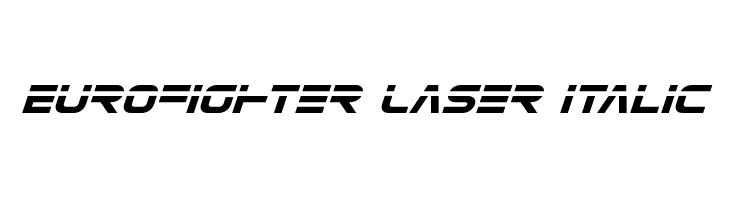 Eurofighter Laser Italic  Descarca Fonturi Gratis