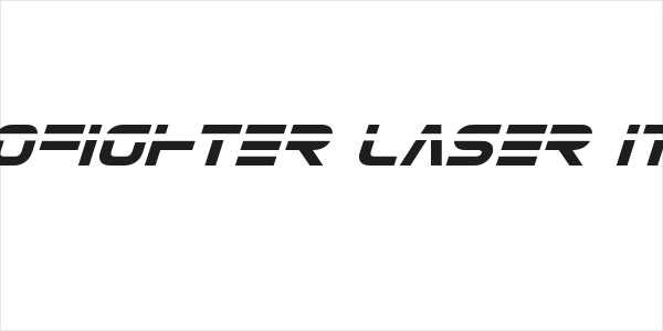 Eurofighter Laser Italic Logo