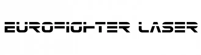 Eurofighter Laser  baixar fontes gratis