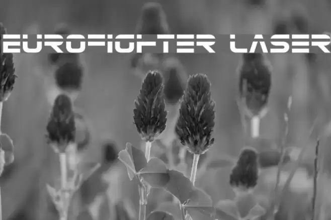 Eurofighter Laser Font examples